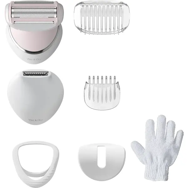 Epilator Philips Seria 8000 BRE721/00 White/Pink